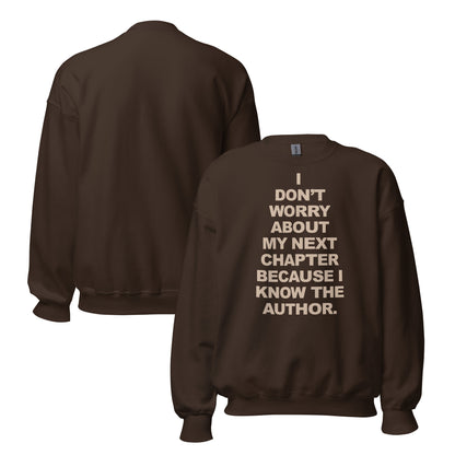 Written sweatshirt