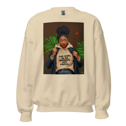 Improve print sweatshirt