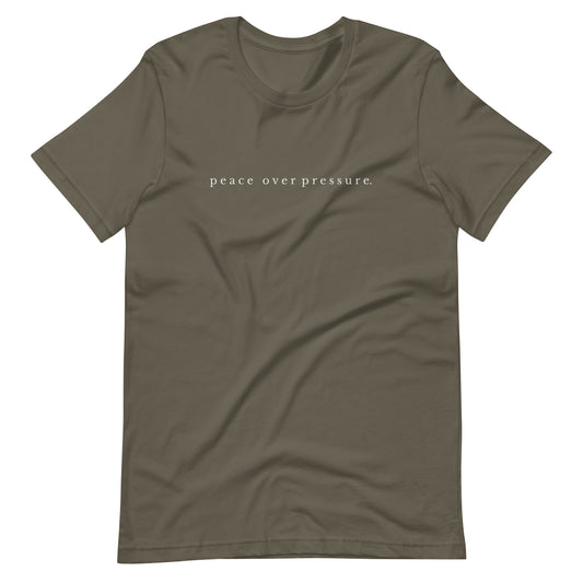 Peace over pressure tee