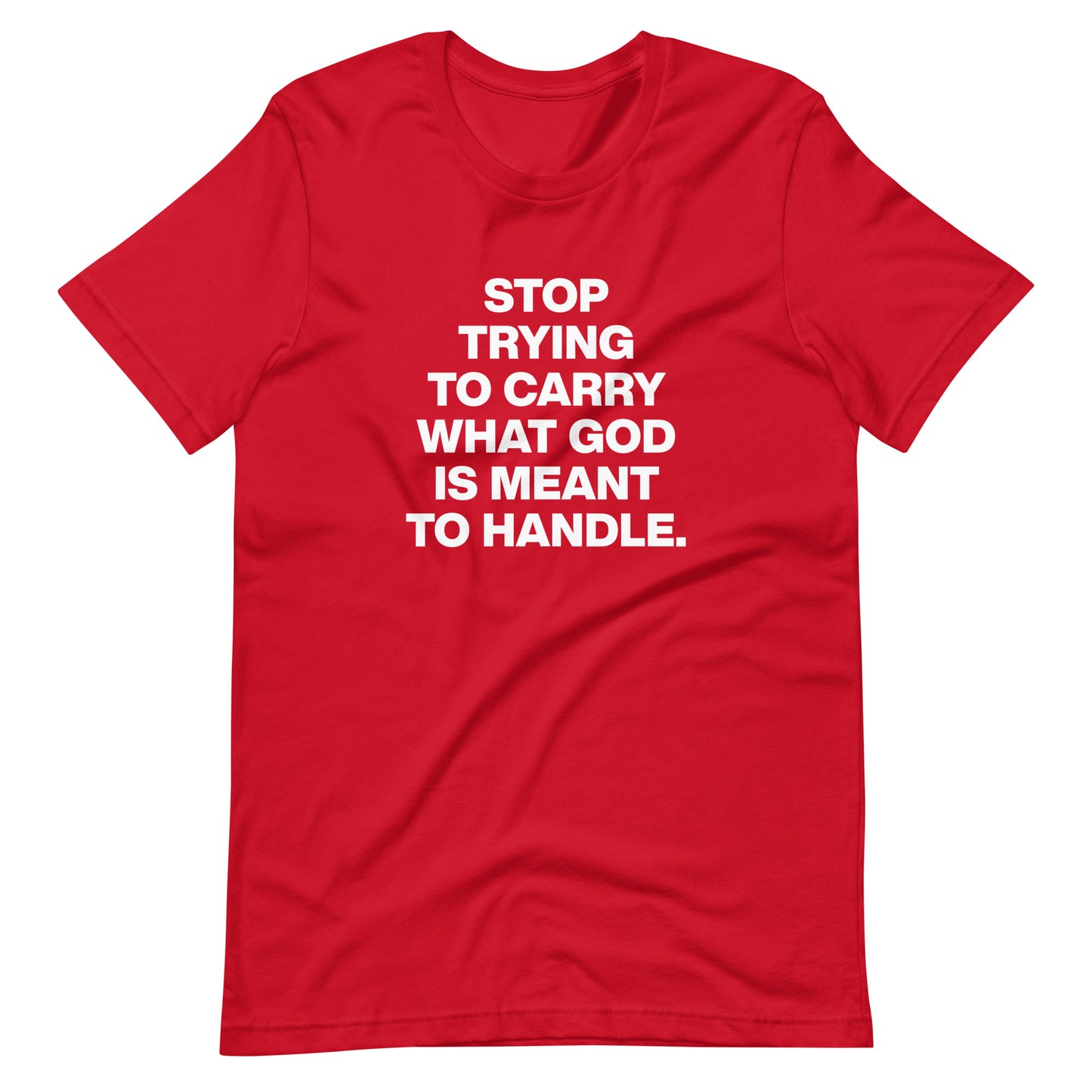 Stop carrying tee