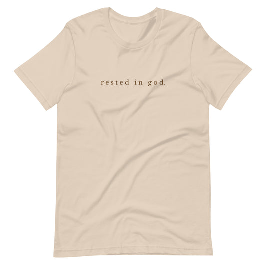 Rested in God tee
