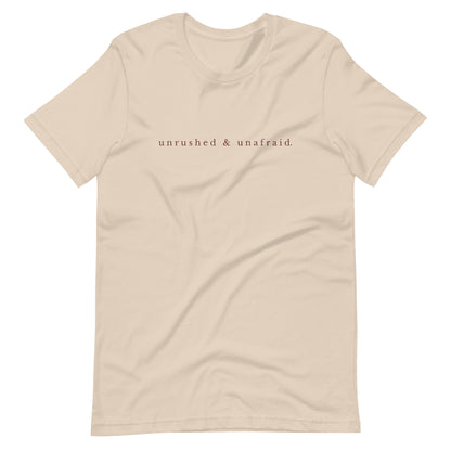 Unrushed tee