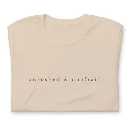 Unrushed tee