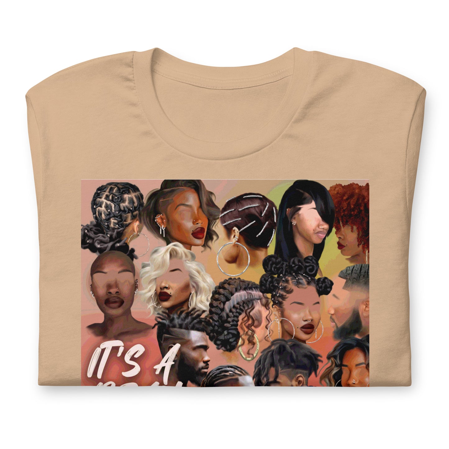 Beautiful Day (Black Hair) tee