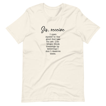 Sis, receive tee