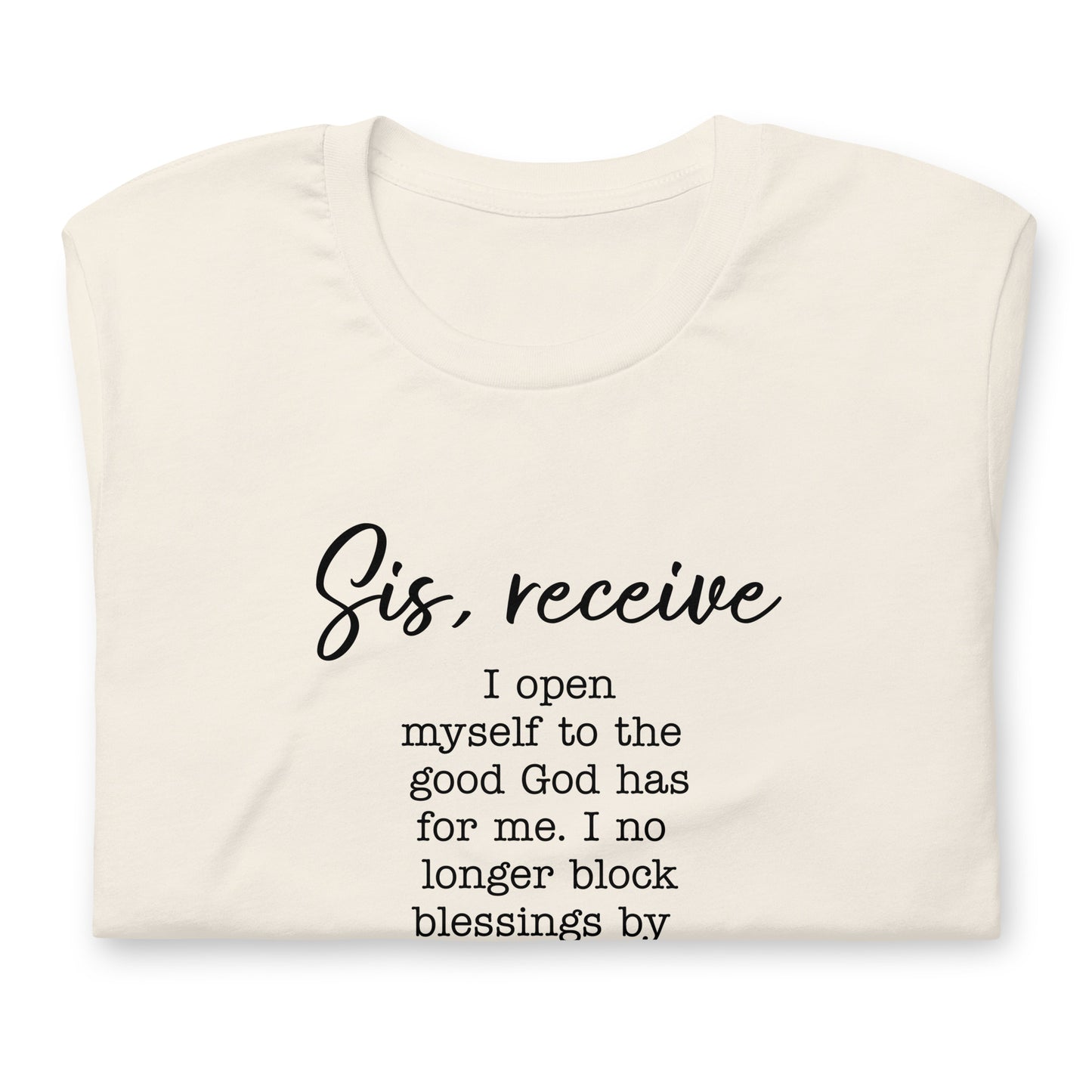 Sis, receive tee