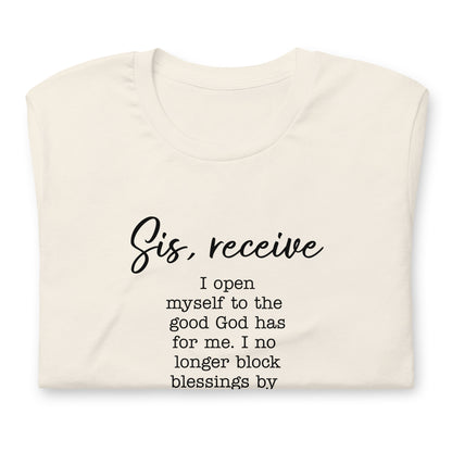 Sis, receive tee