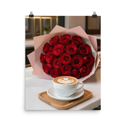 Velvet morning poster print