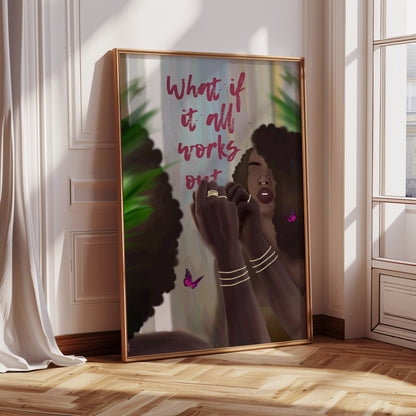 What If Poster Print