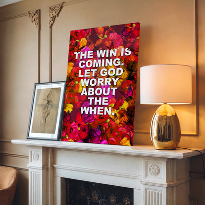 Let God handle the when Canvas