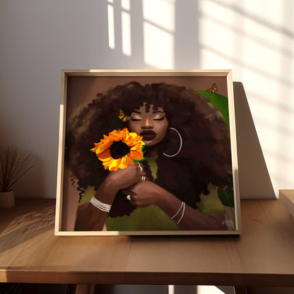 Zaire poster print